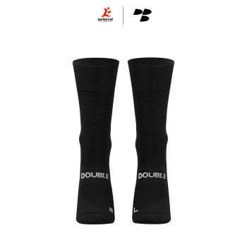 Personal Best Run - Performance Sock - Double Slash - Pure Black